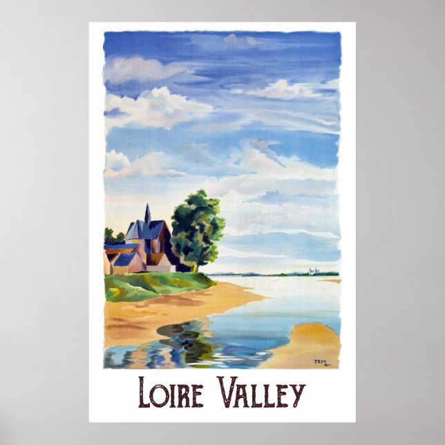 Loire-dalen, Frankrike Poster (Framsidan)