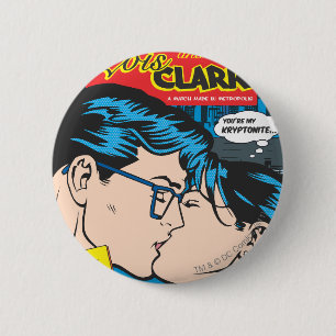 Lois and Clark Tecknad Knapp