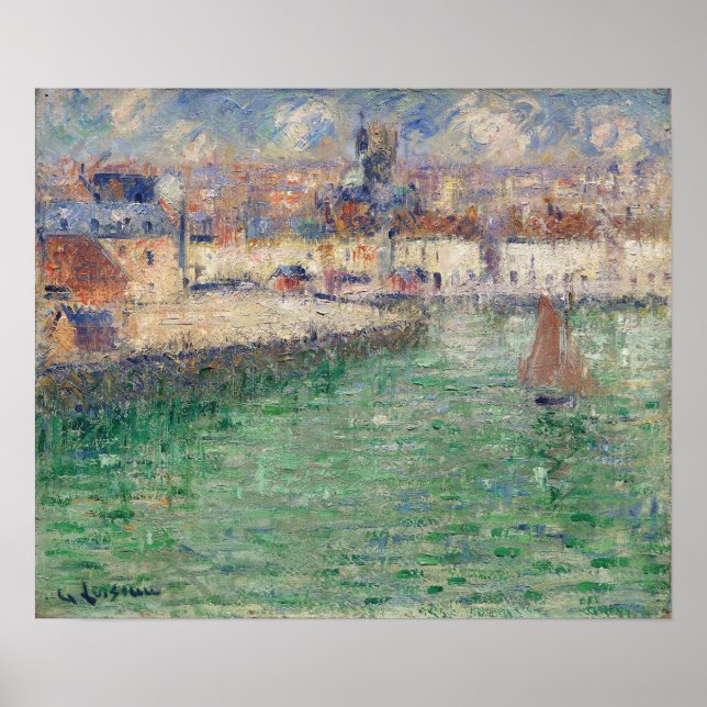 Loiseau - Dieppes hamn Poster (Framsidan)