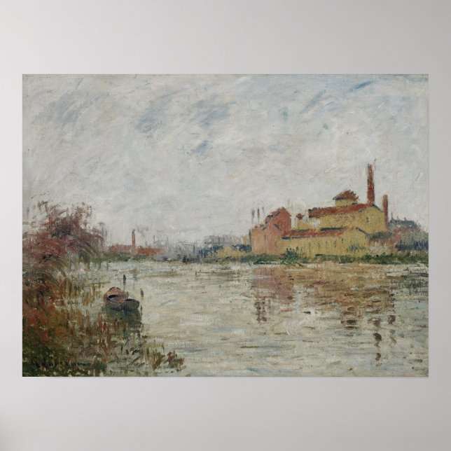Loiseau - Fabriken vid flodens kant Poster (Framsidan)