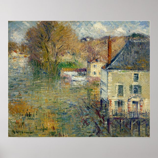 Loiseau - Flood in Giverny 1934 Poster (Framsidan)