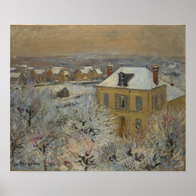 Loiseau - House in Winter 1911 Poster (Framsidan)