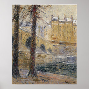 Loiseau - Marie Bridge Snö Effect 1926 Poster