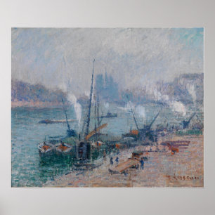 Loiseau - Paris Le Port Henri IV 1921 Poster