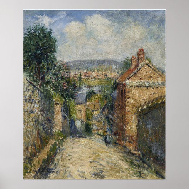 Loiseau - Rue Thuringe Bonsecours Rouen Poster (Framsidan)