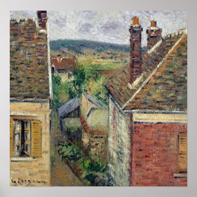 Loiseau - Tak of Houses in Normandie 1931 Poster (Framsidan)