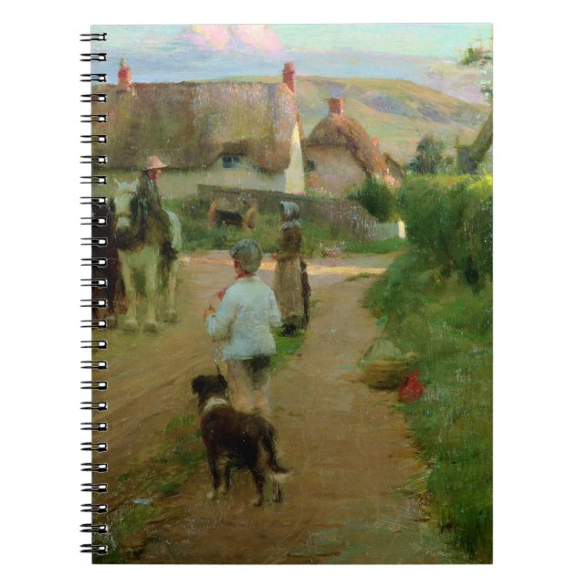 Loiterersna, 1888 (olja på kanfas) anteckningsbok (Framsidan)