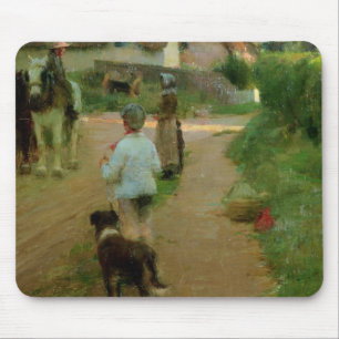 Loiterersna, 1888 (olja på kanfas) musmatta