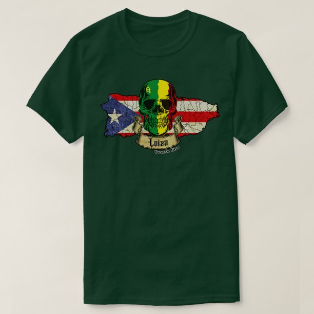 Loiza Isla de Puerto Rico T Shirt (Design framsida)