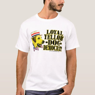 Lojal gul hunddemokratskjorta tröja