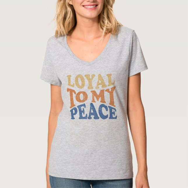 Lojal mot min fred kvinnors t-shirts (Framsida)