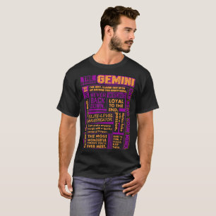 Lojala starkast Gemini kan läsa ditt varar T-shirt
