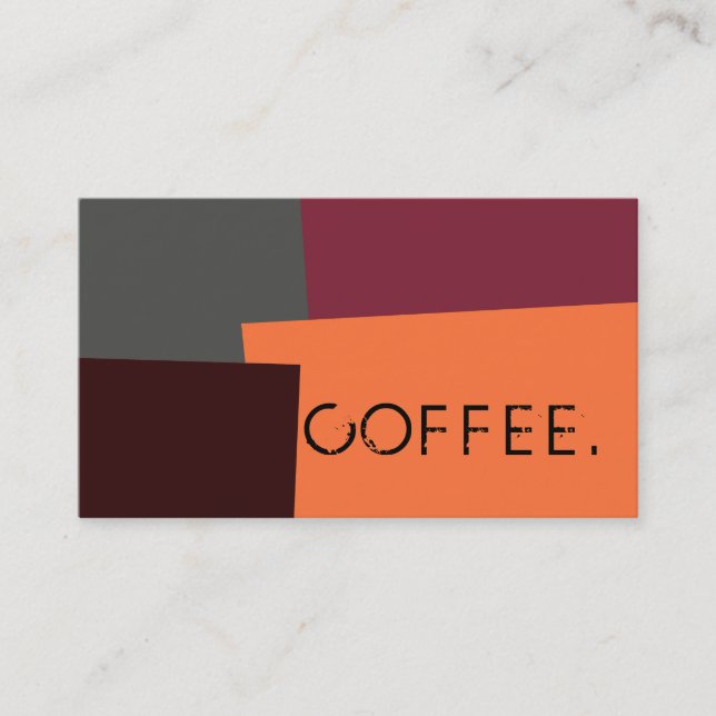 Lojalitet Coffee Punch Modern Retro Färg #5 (Framsida)