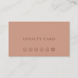 Lojalitet för kaffe för modern Minimalist Visitkort