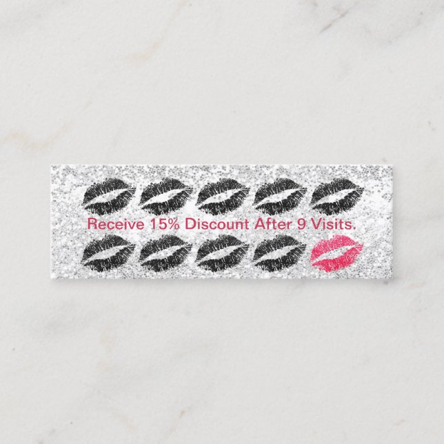 Lojalitet för silver för läppar för svart för (Framsida)