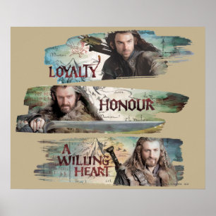 Lojalitet heder, en villig hjärta poster