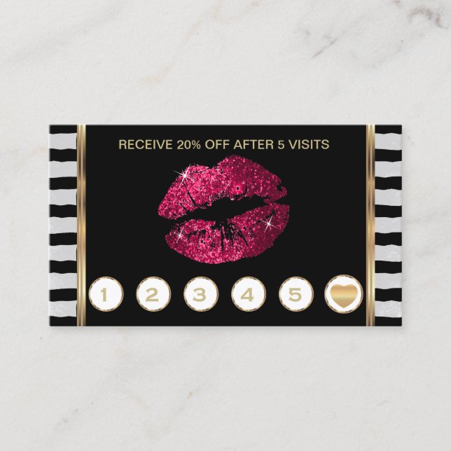 Lojalitet mot shock rosa Glitter Läppar med Rand (Framsida)