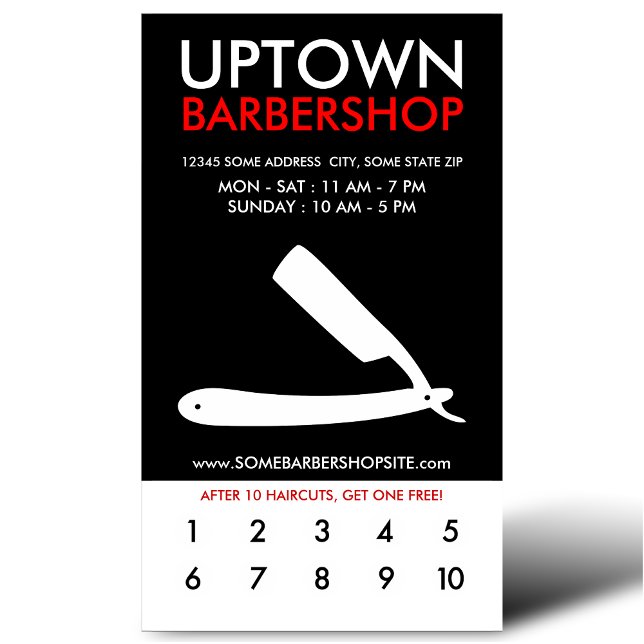 lojalitet utanför stadens barbershop (Skapare uppladdad)