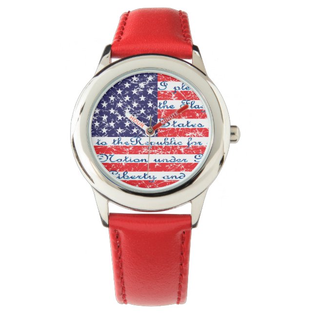 Lojalitetsed USA-flaggan Armbandsur (Framsida)