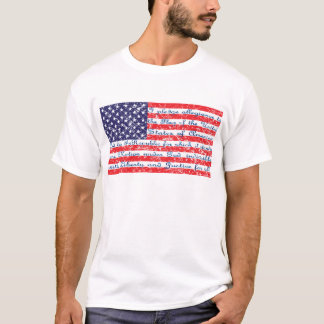 Lojalitetseden i USA:s flagga T Shirt