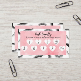 Lojalitetskort för Lash Extension Filler Visitkort