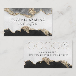 Lojalitetskort för Nail Technician & Beauty Prof Visitkort