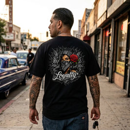 Lojalitetsutskrift Bakre träff T-Shirt