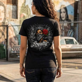 Lojalitetsutskrift t shirt