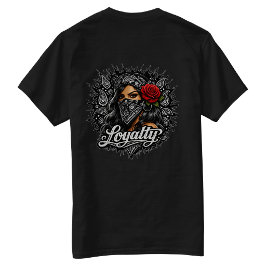 Lojalitetsutskrift t shirt