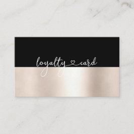 Lojalty 10 Nagel Lash Beauty Affärskort Visitkort
