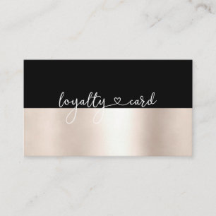 Lojalty 10 Nagel Lash Beauty Affärskort Visitkort