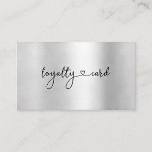 Lojalty 10 Nagel Lash Beauty Affärskort Visitkort