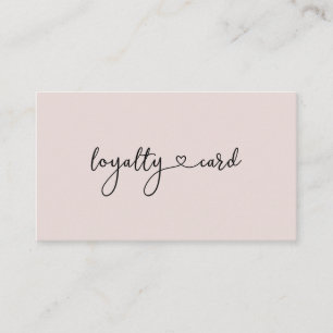 Lojalty 10 Nagel Lash Beauty Visitkort