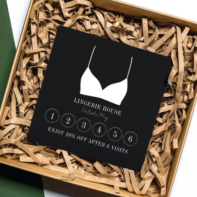 Lojalty Card Business Lingerie Boutique Lojalitetskort (Skapare uppladdad)