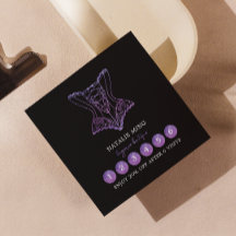 Lojalty Card Business Snöre Lingerie Boutique