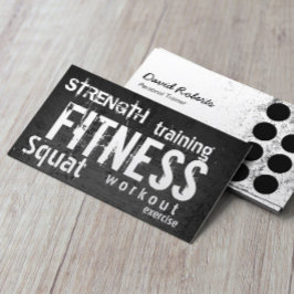 Lojalty för Mörk av Professionell för Fitness Trai Lojalitetskort