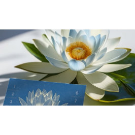 Lojalty för YOGA Meditation-instruktor Slår Lotus Lojalitetskort