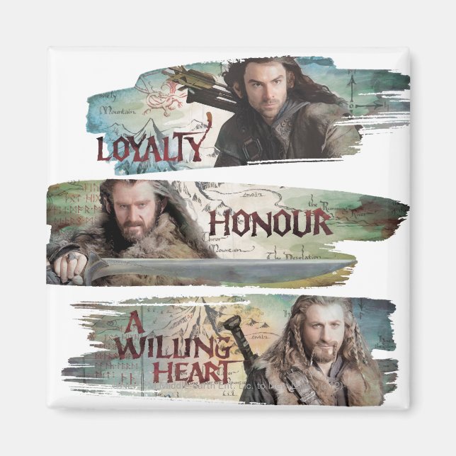 Lojalty, heder, en Willing Heart Magnet (Framsidan)