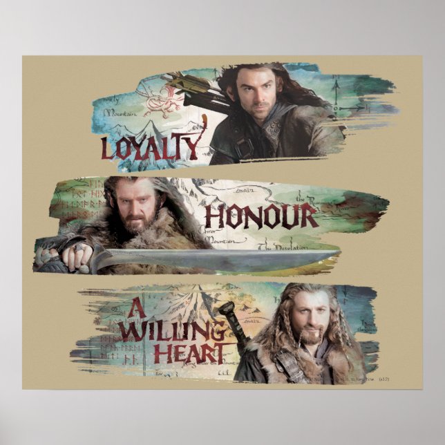 Lojalty, heder, en Willing Heart Poster (Framsidan)