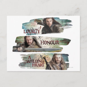 Lojalty, heder, en Willing Heart Vykort