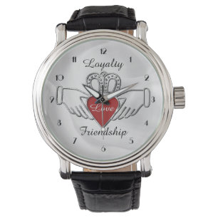 Lojalty Kärlek Vänskap Claddagh Wrist Watch Armbandsur