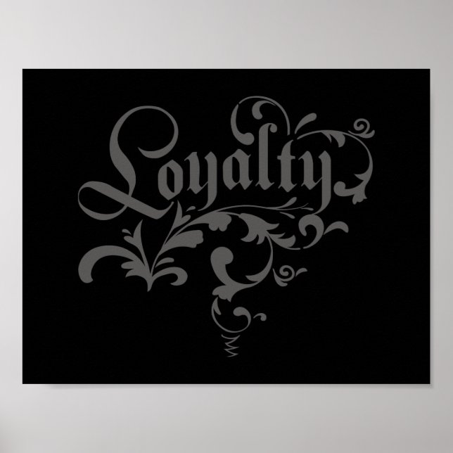 Lojalty poster (Framsidan)