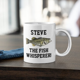 Löjda Namn-fiskenäten (Legend Largemouth Bass Spor Kaffemugg