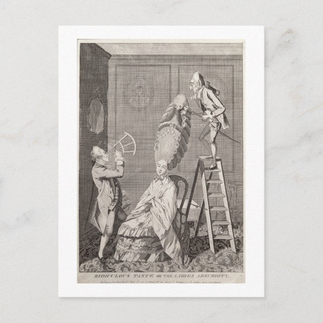 Löjlig pasta eller Dam Absurditity, pub by. Vykort (Framsida)