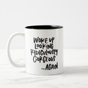 Löjligt bra tvåtonkaffe Mugg