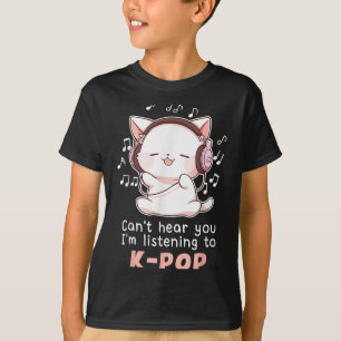Löjligt Cute Cat Lover kan inte höra dig att jag l T Shirt