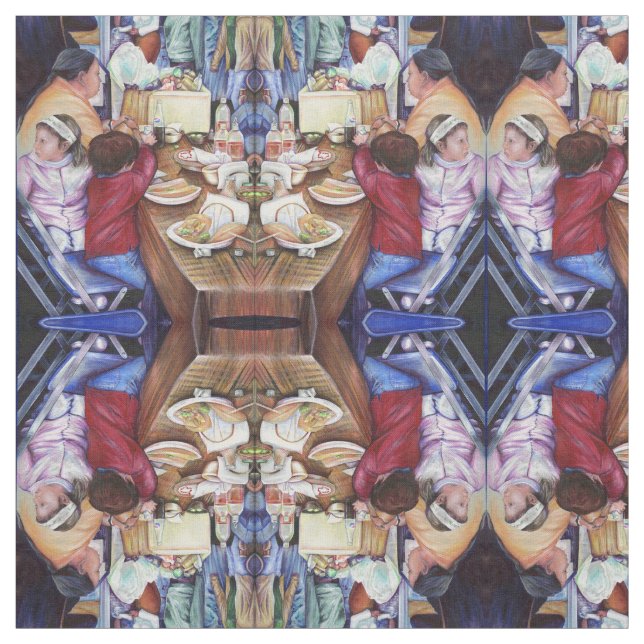 Löjligt Picnic, Mexiko Tyg (Provkarta)