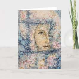 "Löjning av slöjan" Tack Kort