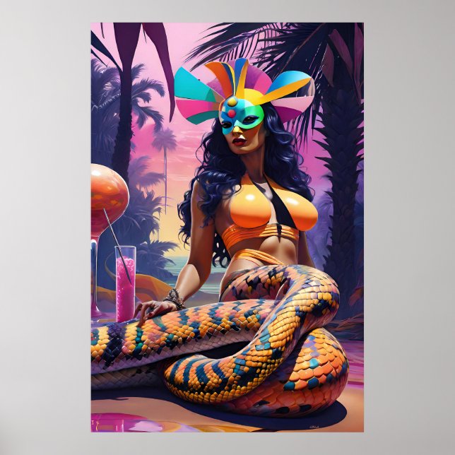 Löjning från Serpentine Vatten Poster (Framsidan)