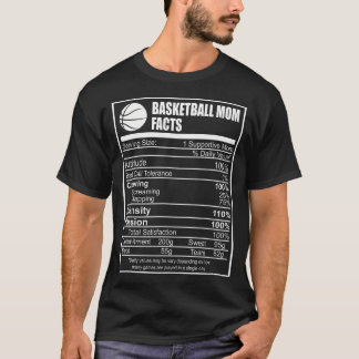 Löjtnant Basketball Mamma Nutrition Facts Proud Pa T Shirt